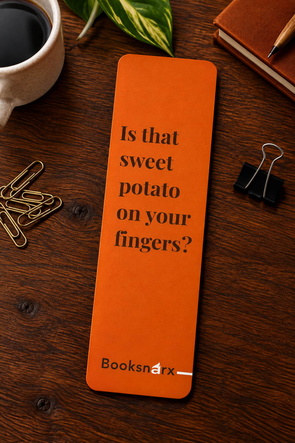 Is That Sweet Potato on Your Fingers? wholesale bookmark