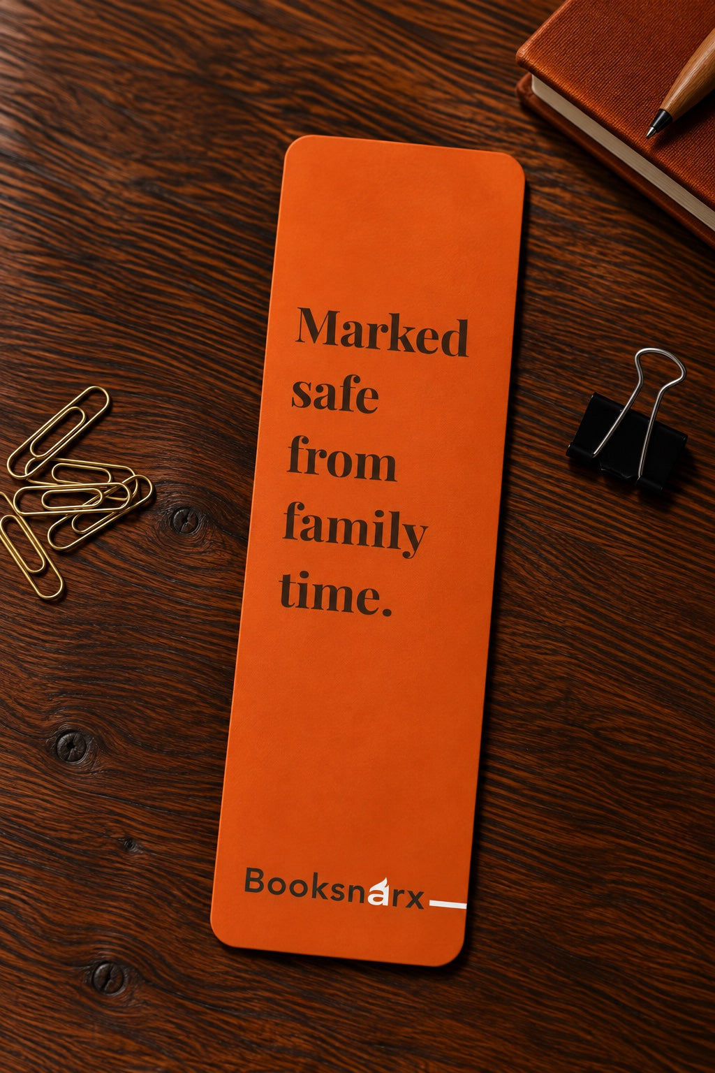 Marked Safe From Family Time wholesale bookmark