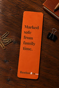 Marked Safe From Family Time wholesale bookmark